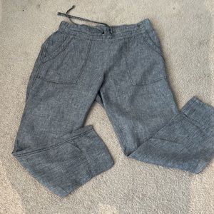 Athleta NWOT Linen Ankle pants